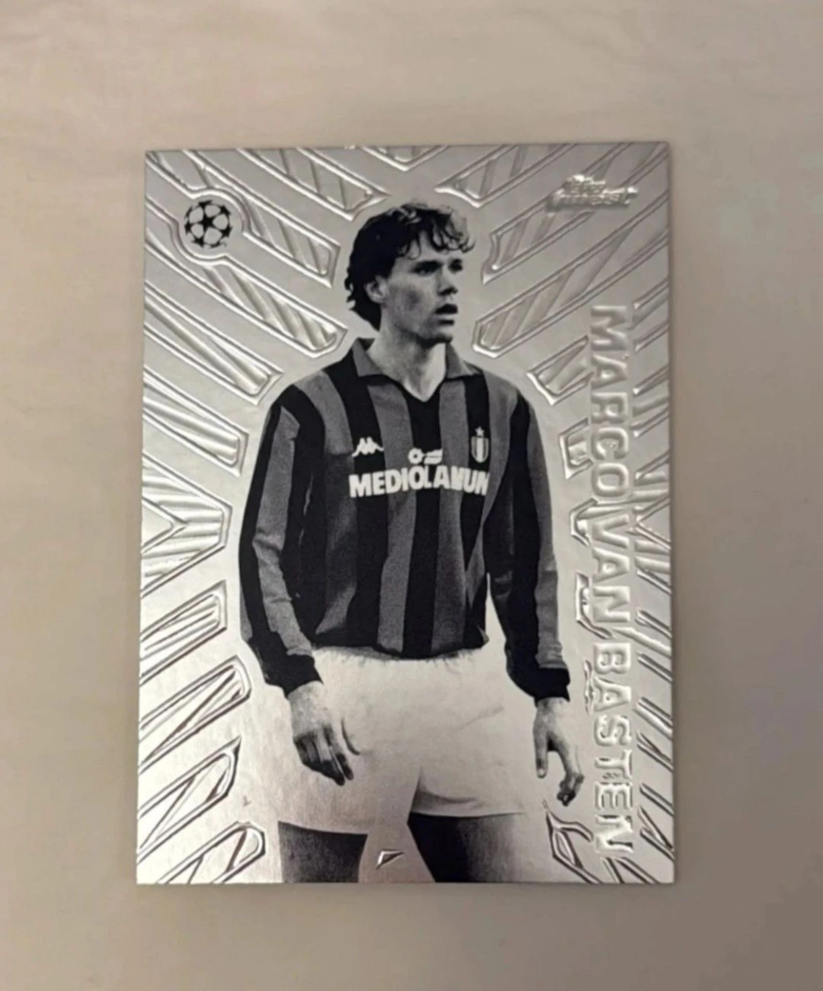 Marco Van Basten Silver Idols Topps Finest 25/26p